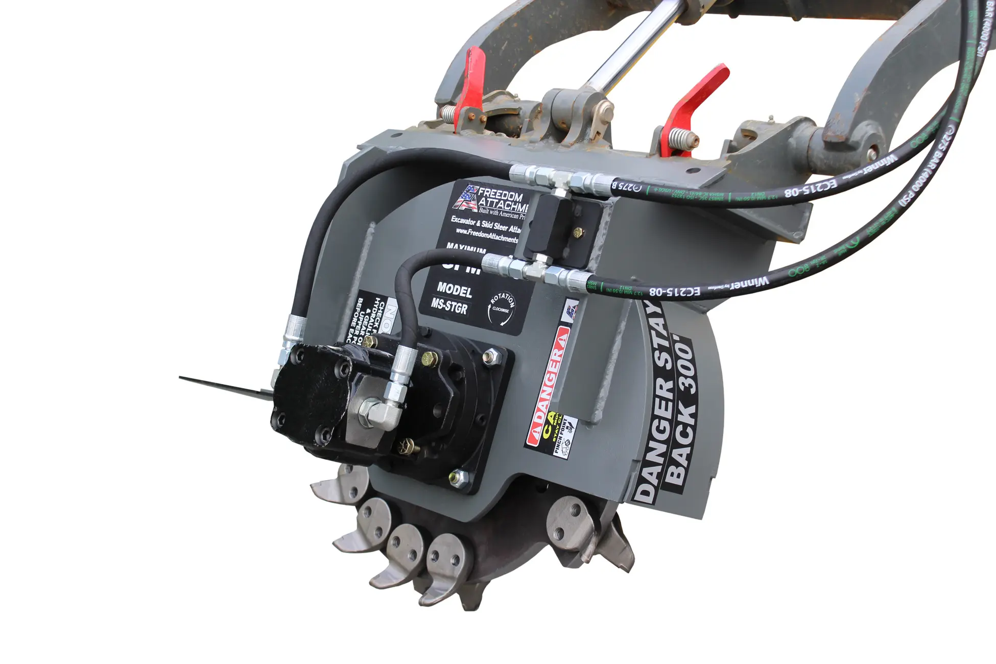 Mini Skid Steer Stump Grinders