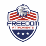 Freedom Attachments Shield Logo with Eagle