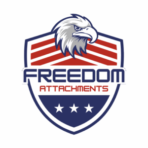 Freedom Attachments Shield Logo with Eagle