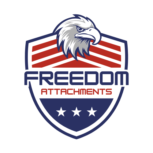 Freedom Attachments Shield Logo with Eagle